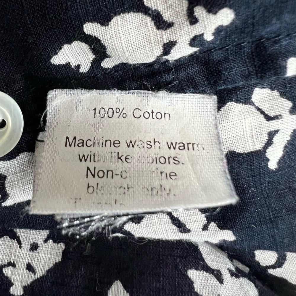 J. Crew Linen Popover 100% Cotton Size 2 - Picture 6 of 11